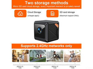 Lexuma XCAM Air — 1080P Full HD @ 15fps mini security camera, lifestyle 5 view