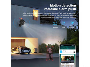 Lexuma XCAM Pro — 1080P Full HD @ 15fps mini security camera, lifestyle 2 view