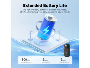 Lexuma XCAM 4K — 4K (3840×2160) / 2K / 1080P / 720P mini action camera, lifestyle 2 view
