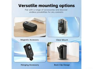 Lexuma XCAM 4K — 4K (3840×2160) / 2K / 1080P / 720P mini action camera, lifestyle 3 view