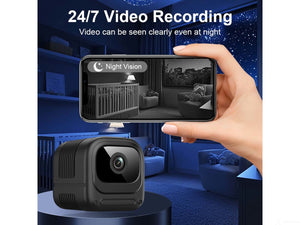 Lexuma XCAM Pro — 1080P Full HD @ 15fps mini security camera, lifestyle 5 view