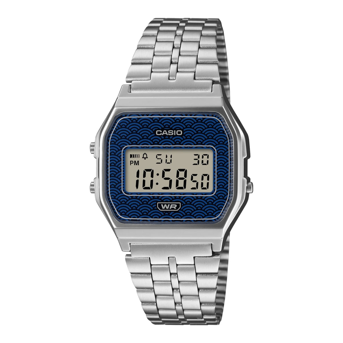 Casio Vintage Seigaiha Wave Pattern Digital Watch A159WEVJ-2ER - main product photo