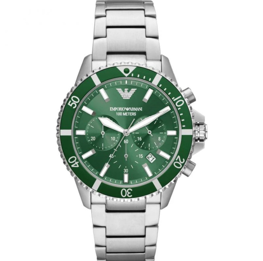ArmaniMen_sDiverChronograph43mmGreenAR11500