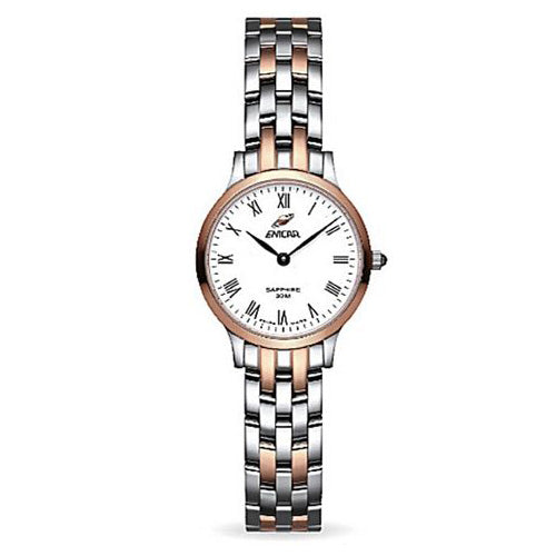 ENICAR Gold and Silver Watch #262/30/280G front