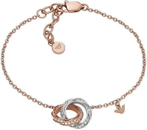 Emporio Armani Women's Two-Tone Stainless Steel Chain Bracelet EGS3005221