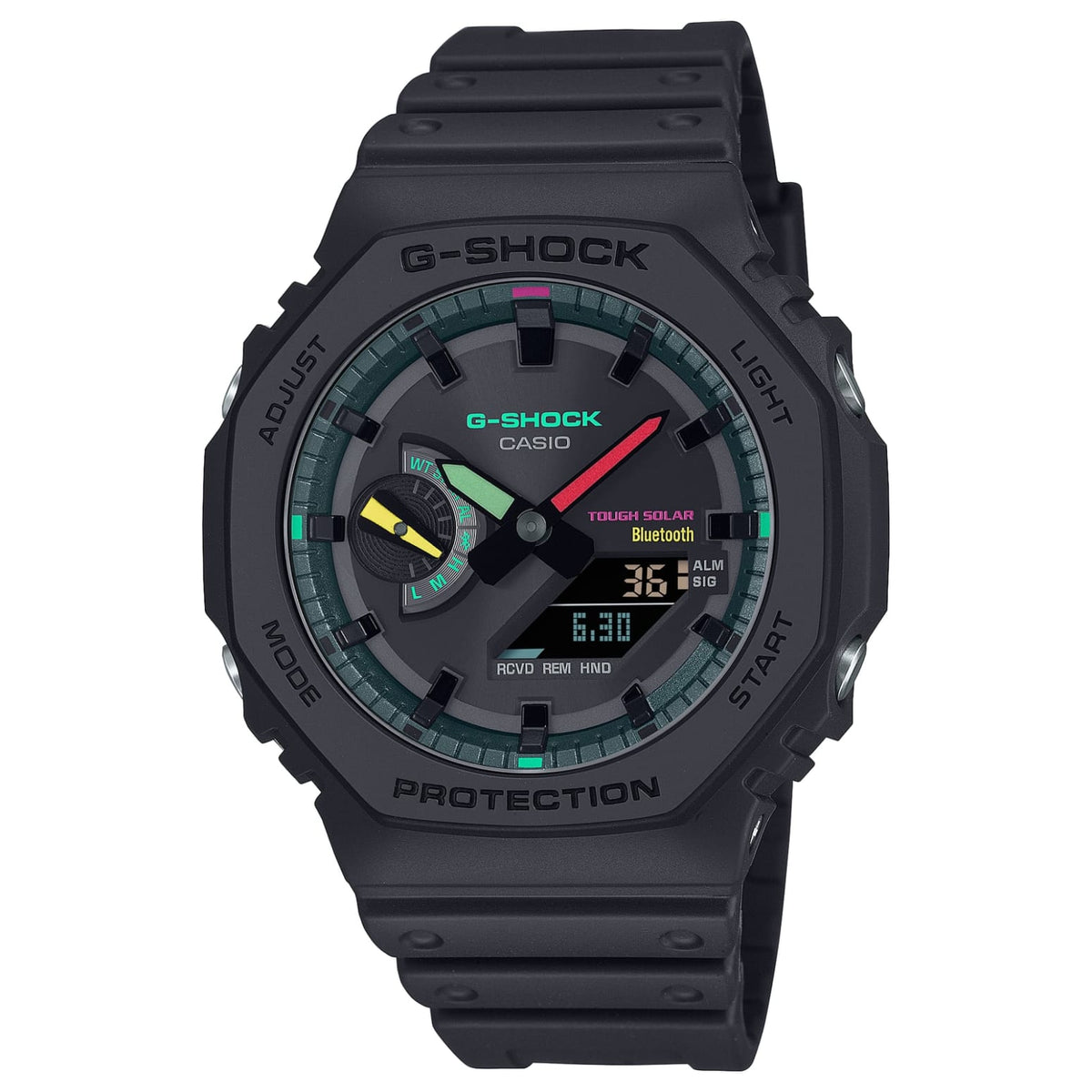 Casio G-SHOCK GA-B2100MF-1A Bluetooth Tough Solar Multicolour Accent Carbon Core Guard Wat - main product photo