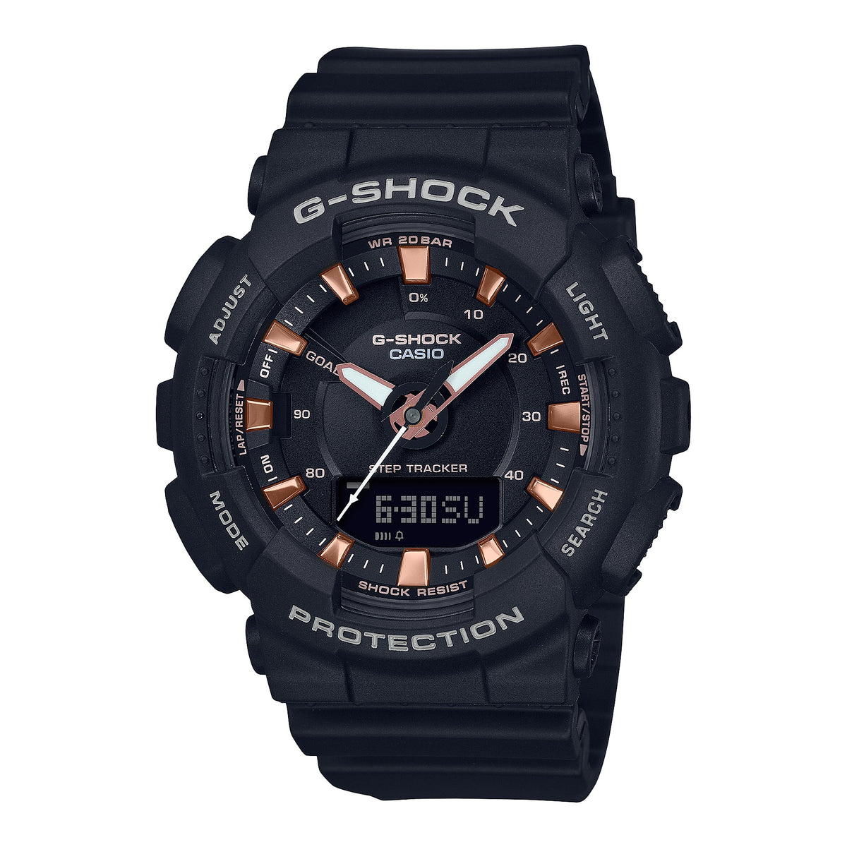 CASIO G-SHOCK S-Series Analog-Digital Black Dial Women's Watch #GMA-S130PA-1ADR