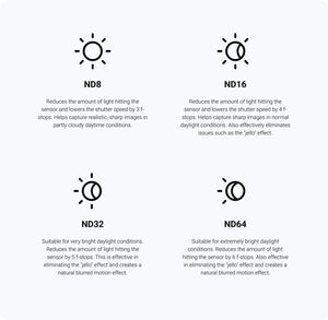 Insta360-GO-3-ND-Filter-Set Different Filter