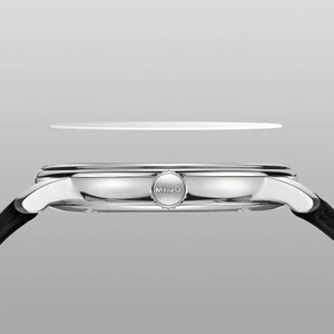 MIDO Baroncelli Diamonds Silver Watch #M0072071103800 side