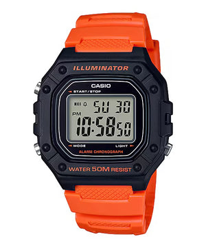 Casio Watch W-218H-4B2V Front