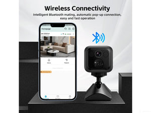Lexuma XCAM Ultra — 1296P Quad-HD @ 15fps (highest in XCAM line) mini security camera, lifestyle 2 view