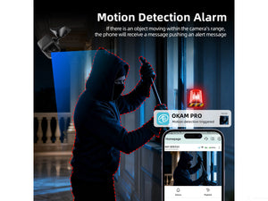 Lexuma XCAM Ultra — 1296P Quad-HD @ 15fps (highest in XCAM line) mini security camera, lifestyle 4 view