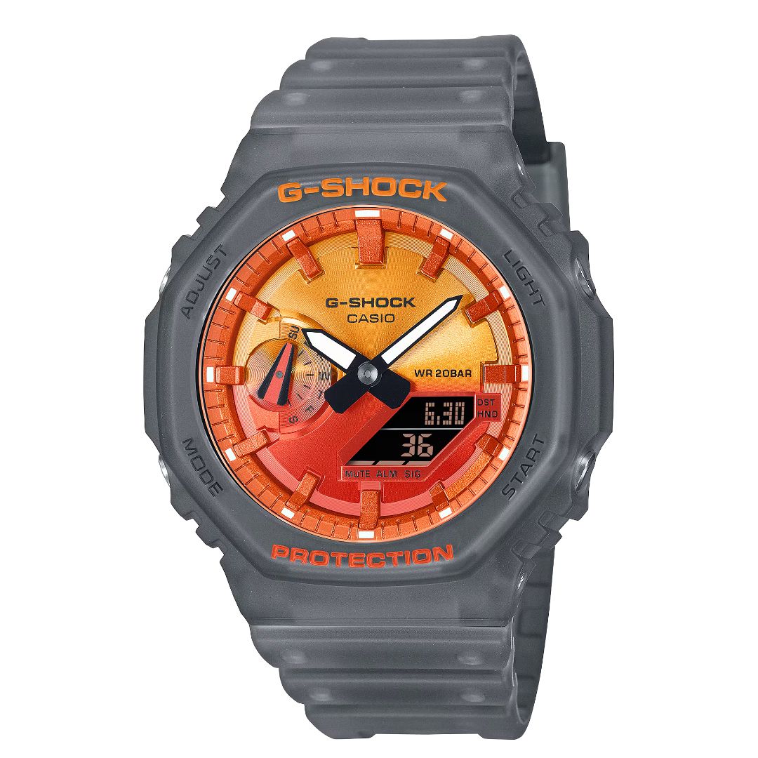 Casio G-Shock GA-2100FLS-8A4DR | 200M Water Resistant, Shock Resistant, World Time
