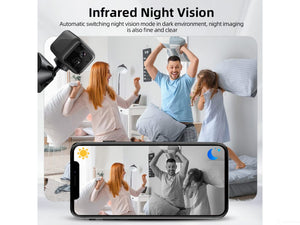 Lexuma XCAM Ultra — 1296P Quad-HD @ 15fps (highest in XCAM line) mini security camera, lifestyle 5 view