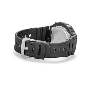 Casio G-Shock GA-2100VB-1AER rear three-quarter view showing resin strap and buckle