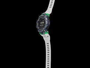 Casio G-Shock GBD-100SM-1A7ER side profile view on black background showing case depth