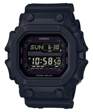 Casio G-Shock GX-56BB-1DR all-black digital watch, front view on white background