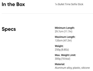 insta360-bullettimeselfiestick2-spec-inthebox