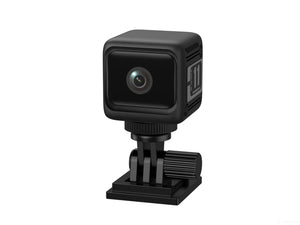 XCAM Max with mounting bracket — versatile wall or desk mount