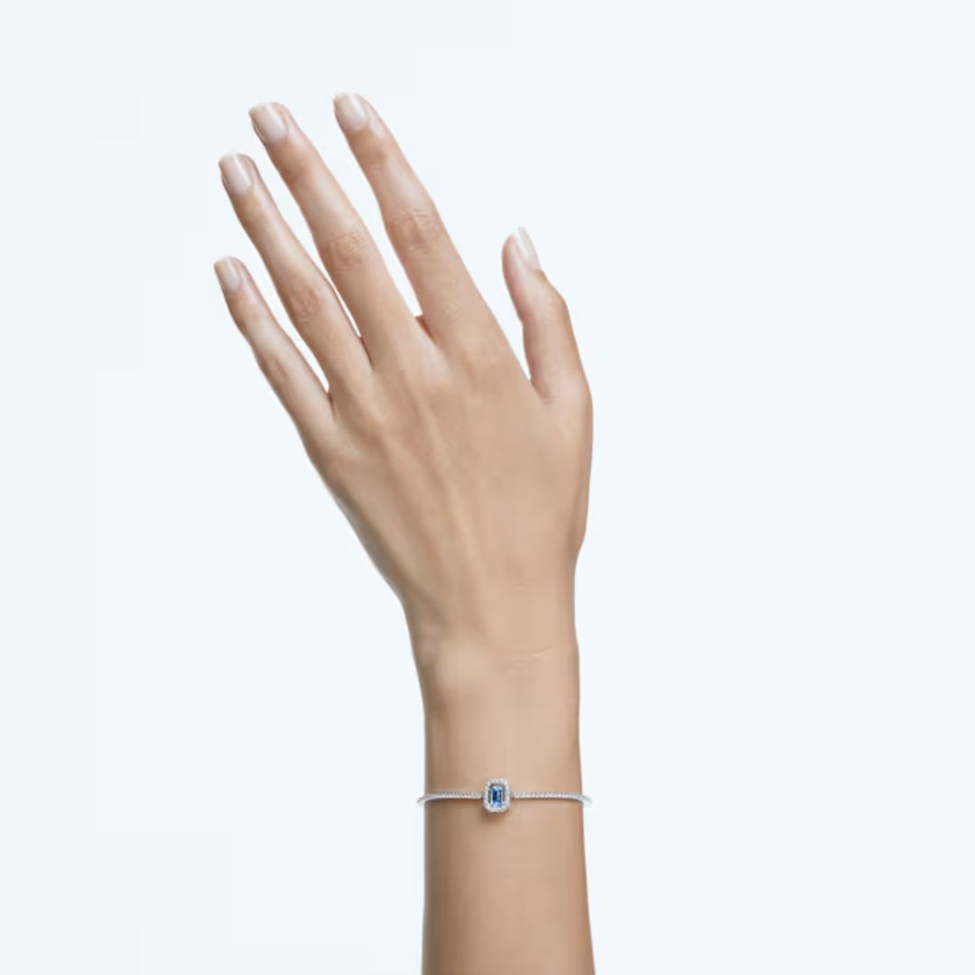swarovski-5620556-millenia-bangle-octagon-cut-pave-blue-rhodium-plated