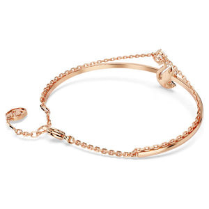 swarovski-5678048-size-m-swan-black-rose-gold-tone-plated-swan-bangle