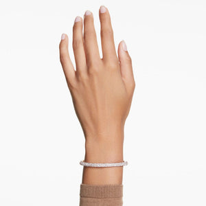 swarovski-5688611-size-m-snow-pave-white-rose-gold-tone-plated-sublima-bangle