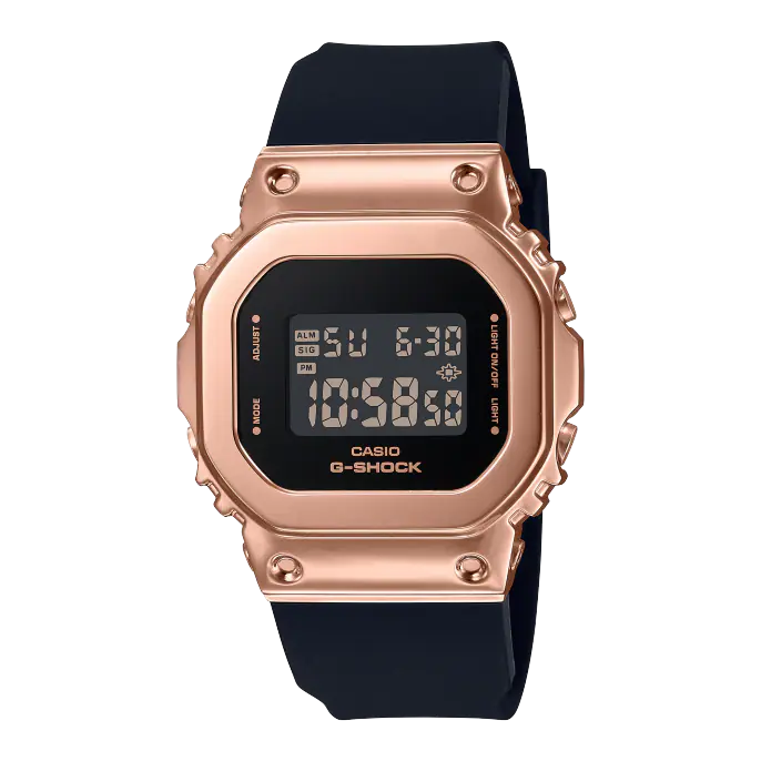 CASIO G-SHOCK Pink Gold/Black Watch #GM-S5600PG-1DR