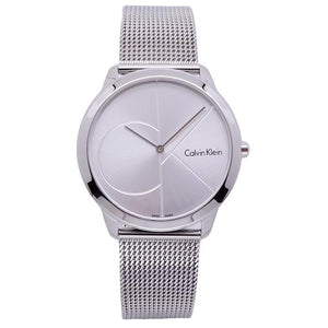 NEW Calvin Klein Minimal Steel Mens Watches - Silver K3M2112Z