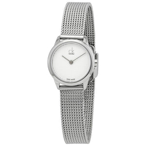NEW Calvin Klein Minimal PVD Ladies Watches - Silver K3M2312Y