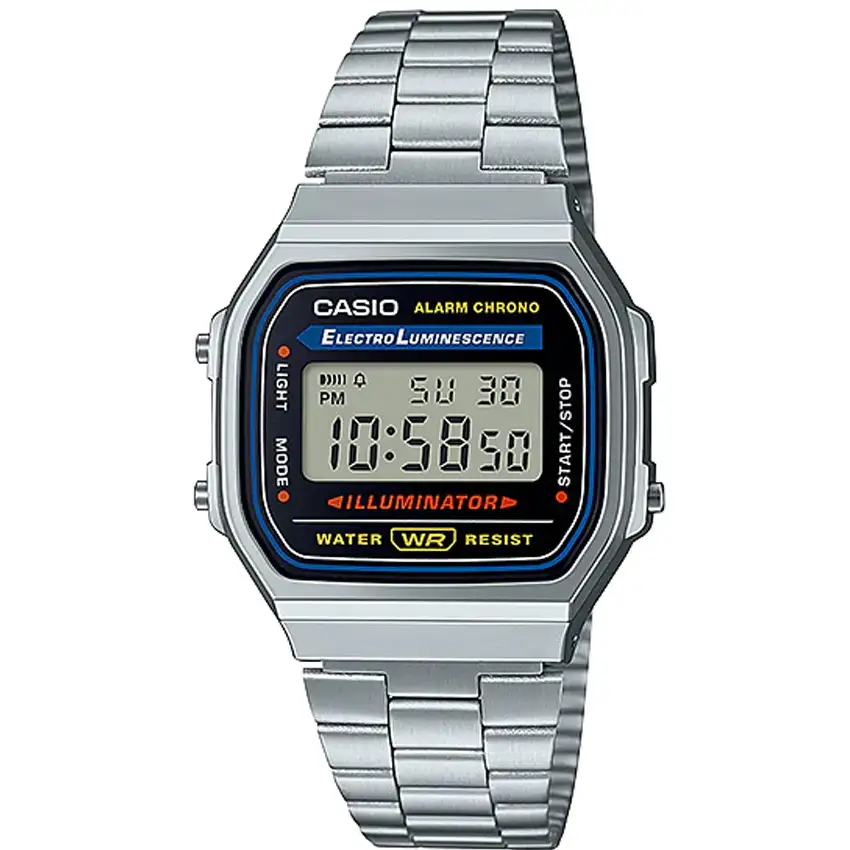 Casio Vintage Series Digital Black Dial Unisex's Watch #A168WA-1WDF