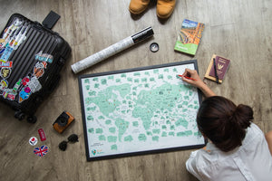 World Scratch Travel Map - Travel around the World - GadgetiCloud