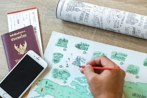 World Scratch Travel Map - Travel around the World - GadgetiCloud