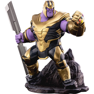 漫威復仇者聯盟:薩諾斯正版模型手辦人偶玩具 Marvel's Avengers: Endgame Premium PVC Thanos figure toy listing 1 front white background