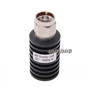 N Male Plug DC to 3.0GHz 25w Watt Dummy Load 50 Ohm Rf Coaxial Terminal - GadgetiCloud