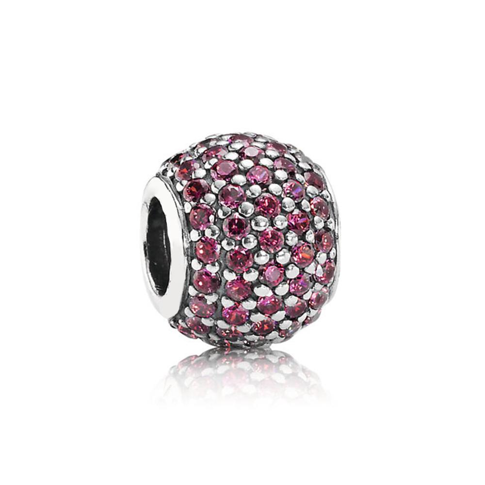 Pandora Pink Pave Ball Charm #791051PCZ