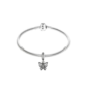 Pandora Vintage butterfly pendant charm #791255CZ