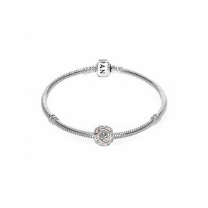 Pandora Pink rose clip #791292EN40