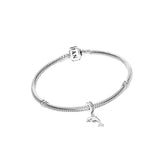 Pandora Dolphin silver dangle with cubic zirconia #791541CZ