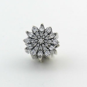 Pandora Ice crystal silver charm with clear cubic zirconia #791764CZ