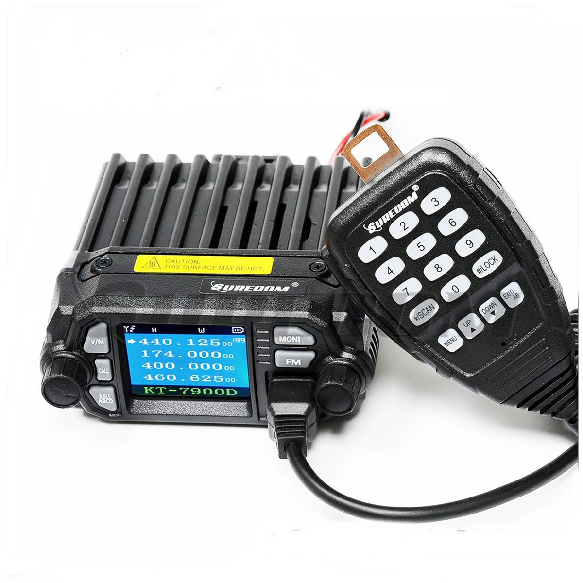 SURECOM KT-7900D color display dual band mini mobile radio - GadgetiCloud