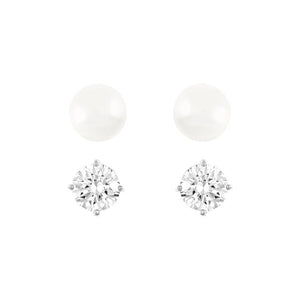 SWAROVSKI Attract Crystal Pearl & Clear Crystal Earring Jackets Set #5184312SWAROVSKI Attract Crystal Pearl & Clear Crystal Earring Jackets Set #5184312