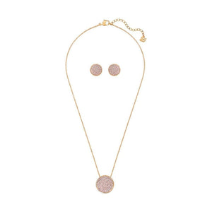SWAROVSKI Rose Gold Earring and Necklace Fun Set #5227970