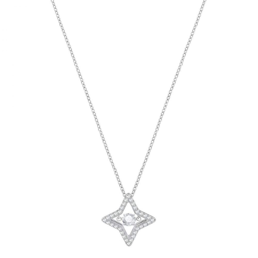 SWAROVSKI Sparkling Dance Star Pendant - Rhodium #5349654