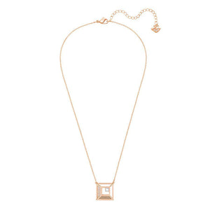 SWAROVSKI Hillock Square Pendant - Rose Gold #5351080