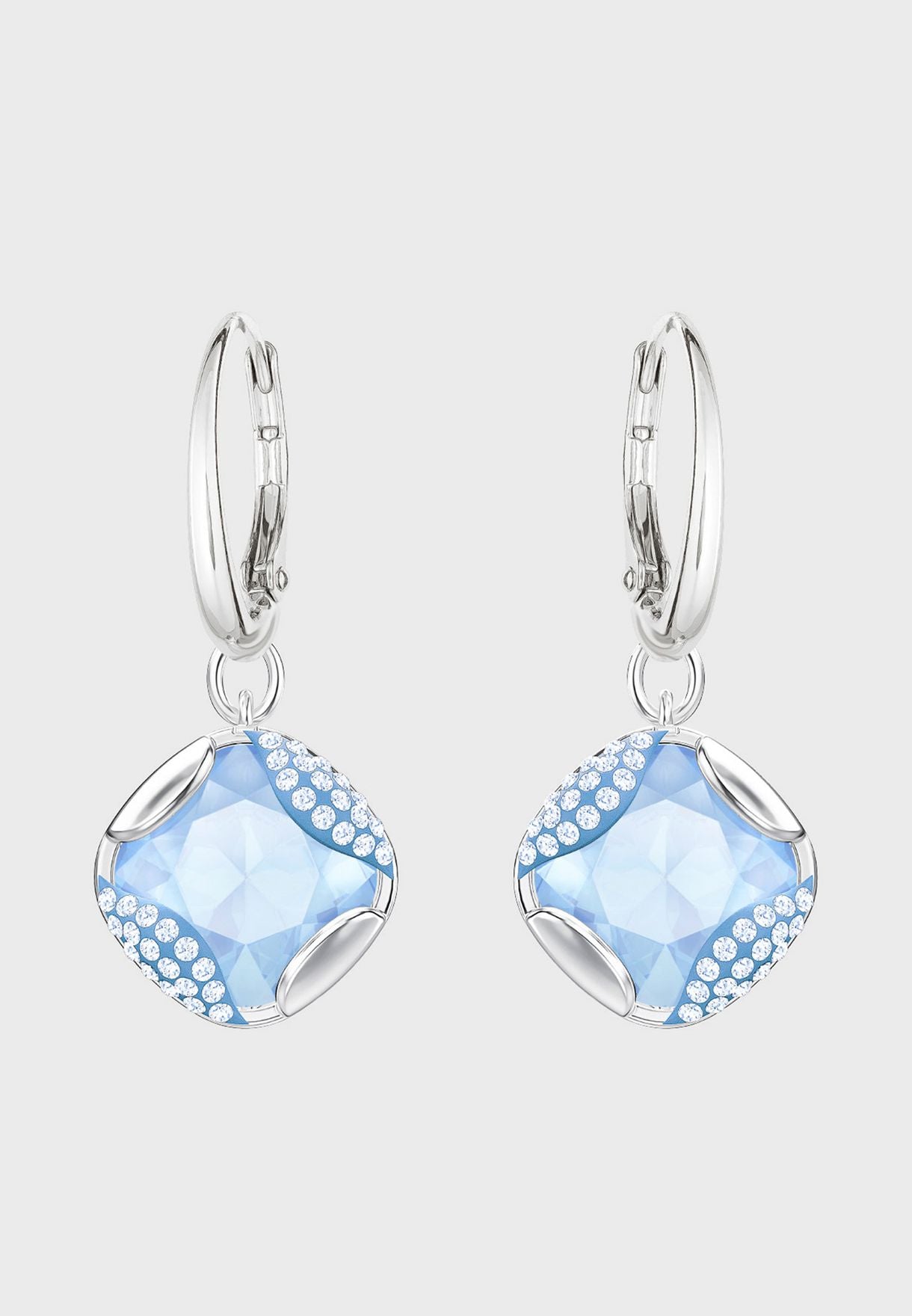 SWAROVSKI Heap Square Pierced Earrings #5351135