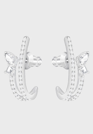 SWAROVSKI Women Stainless Steel Hoop Earrings #5351315