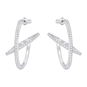SWAROVSKI Hoop Fever Pierced Earrings #5352009