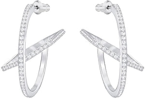 SWAROVSKI Hoop Fever Pierced Earrings #5352009