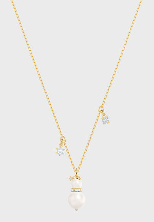 SWAROVSKI Little Snowman Pendant - White & Gold Plating #5410652