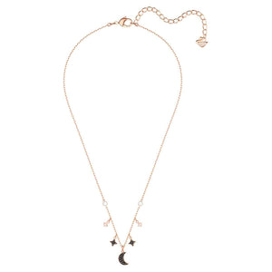 SWAROVSKI Symbolic Moon Necklace - Black #5429737